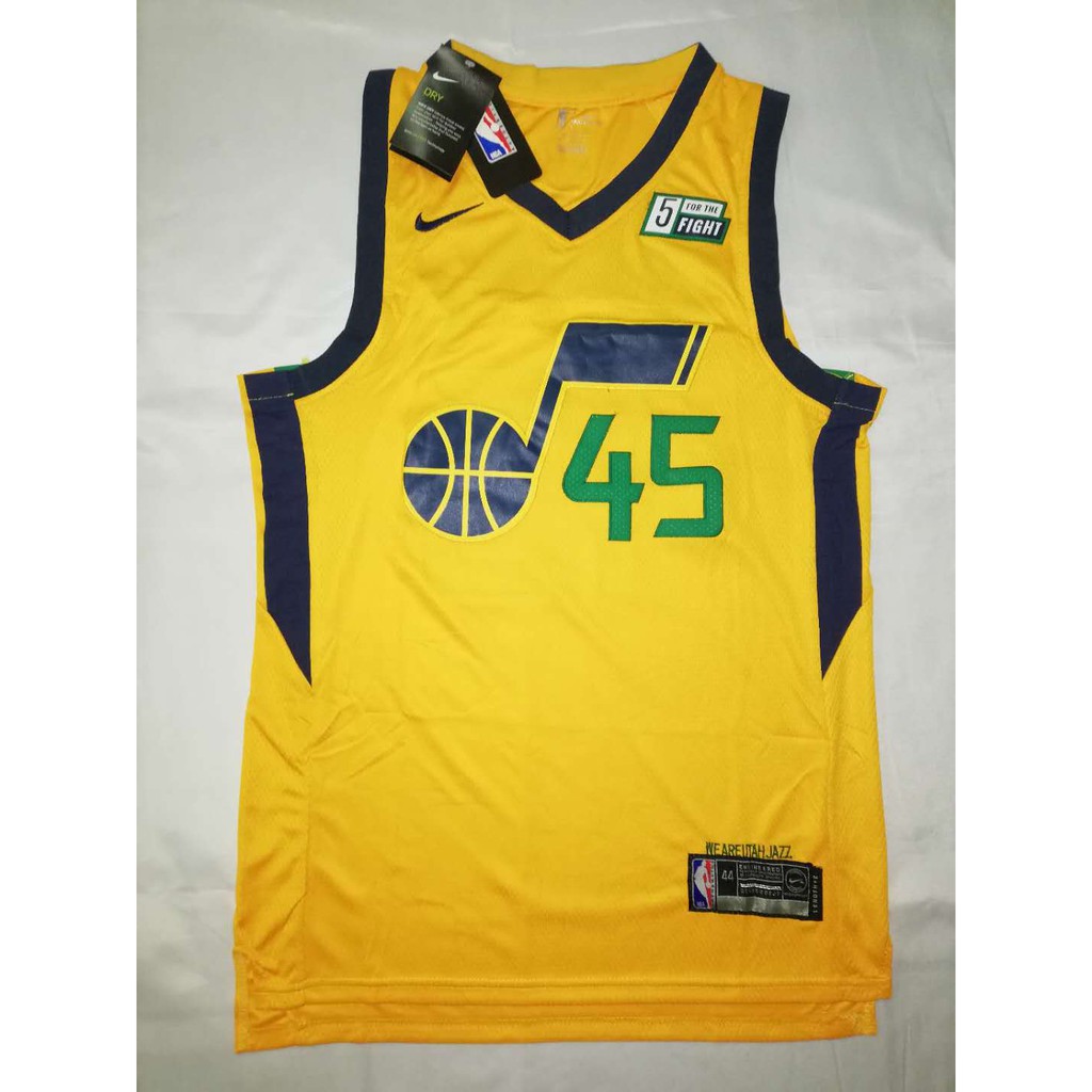 utah jazz jersey yellow