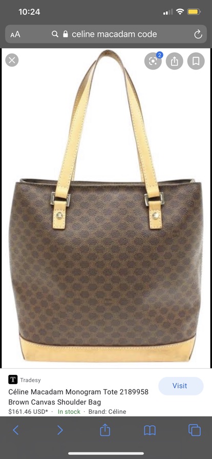 celine macadam bag