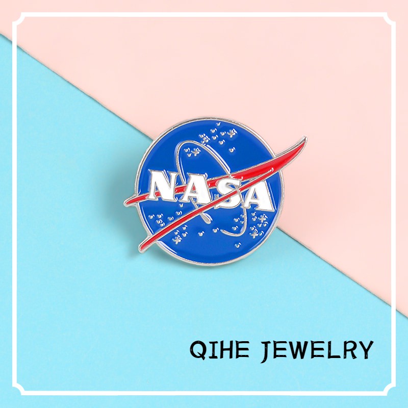 NASA Enamel Pin Astronaut Space Lapel Pin For Jackets | Shopee Philippines