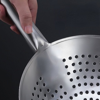 Thickened 201 stainless steel leaky spoon household kitchen ...