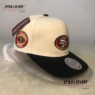 Cream Black San Francisco 49ers OEM Premium Quality Snapback Cap #2