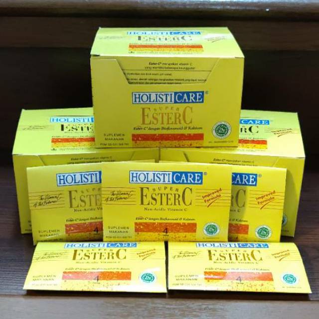 Ester C Holisticare Vitamin C 500mg (1 Strip = 4 Tablets) Shopee