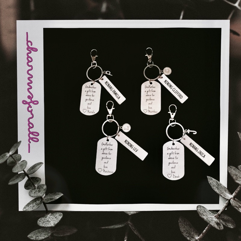 ⊙Personalized Baptismal Souvenir (For Godparents)