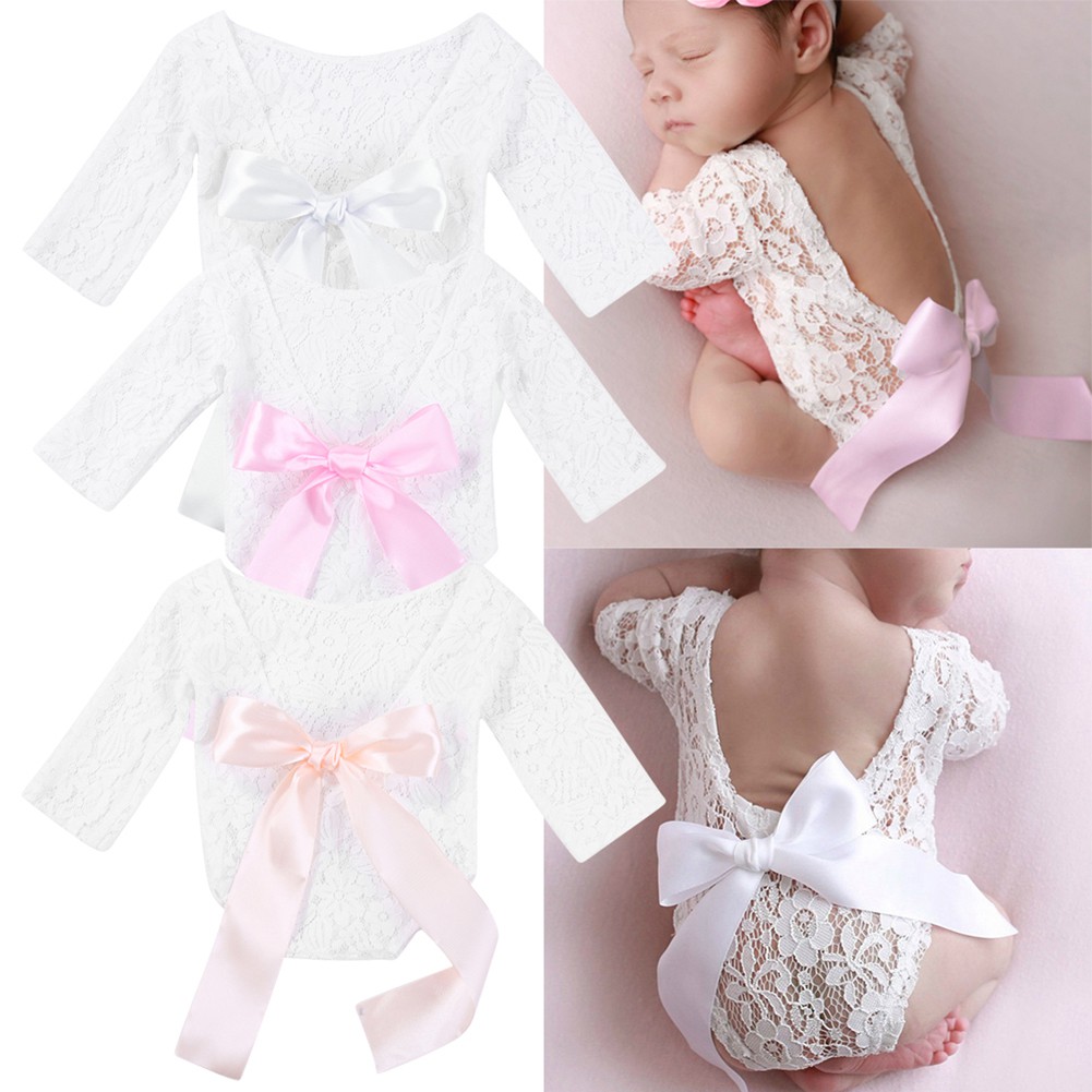 newborn lace romper