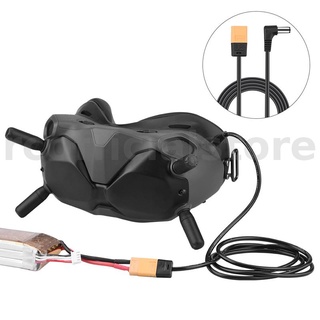 DC to XT60/T plug  battery power for DJI FPV goggle V2