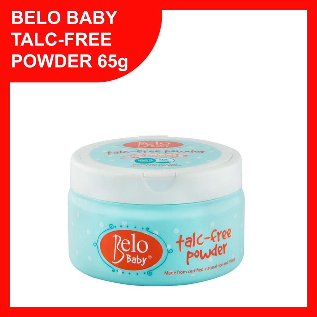 Belo Baby Talc Free Powder 65g | Shopee 