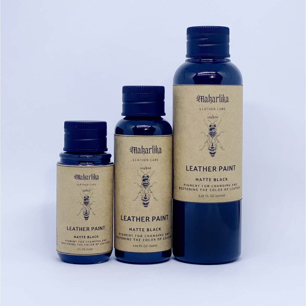 leather studio black paint