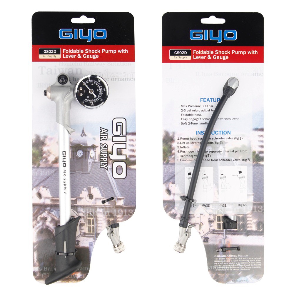 bicycle pump with gauge