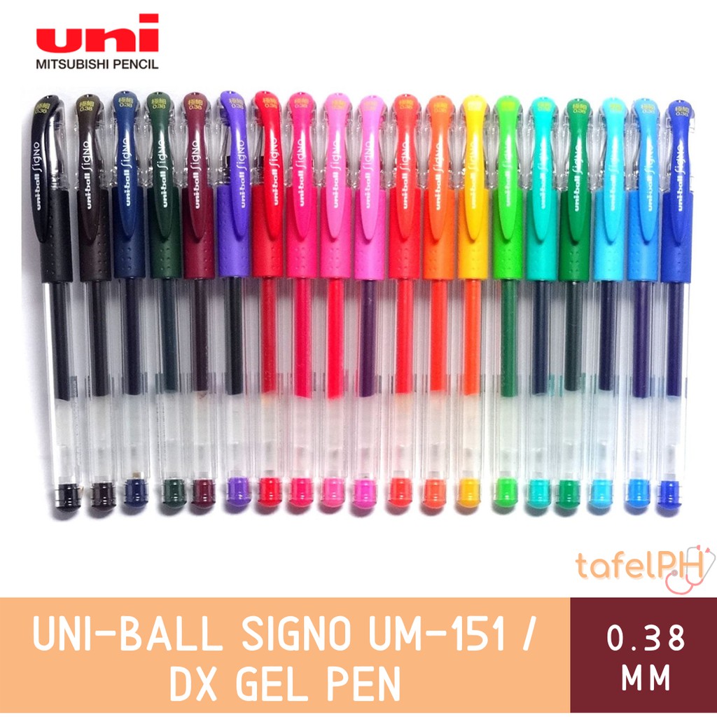 Uni Ball Signo Um 151 Dx Gel Pen 0 38 Mm Shopee Philippines