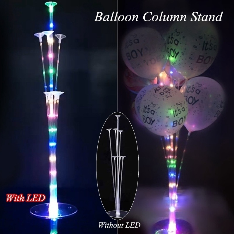 Balloons Stand with LED Light Balloon Holder Column Confetti Balloon