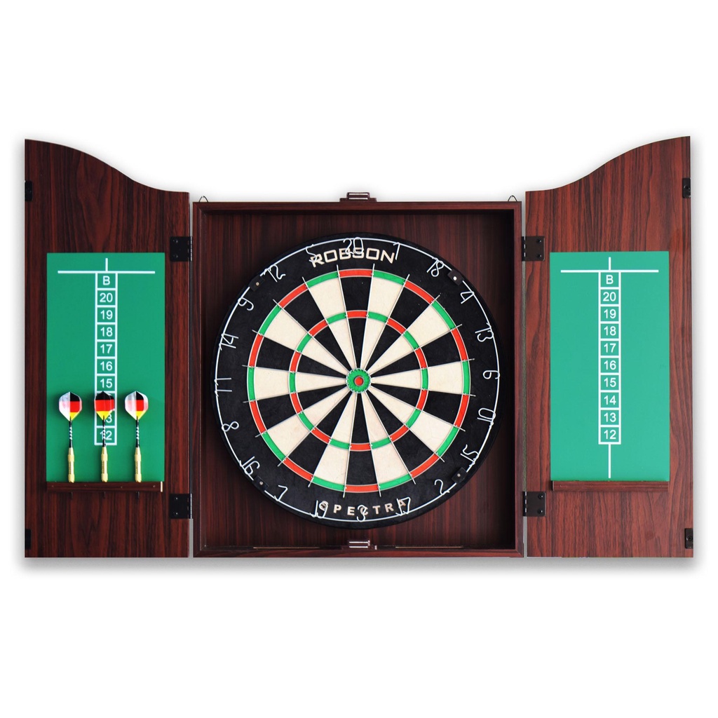 Original ROBSON DART BOARD SET Spectra Dartboard 2 set Pins