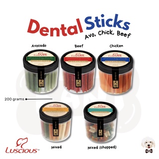 200g Luscious Nutrition Dental Whole Sticks (25+ sticks) Pet Snack Pet Treats Dentastix Dentastick