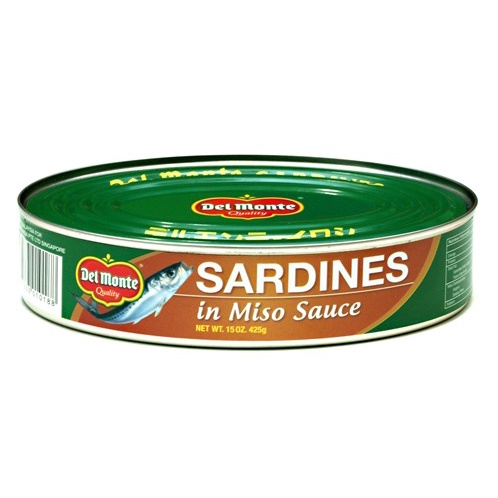 YB Del Monte Sardines in Miso Sauce Oval 425g | Shopee Philippines