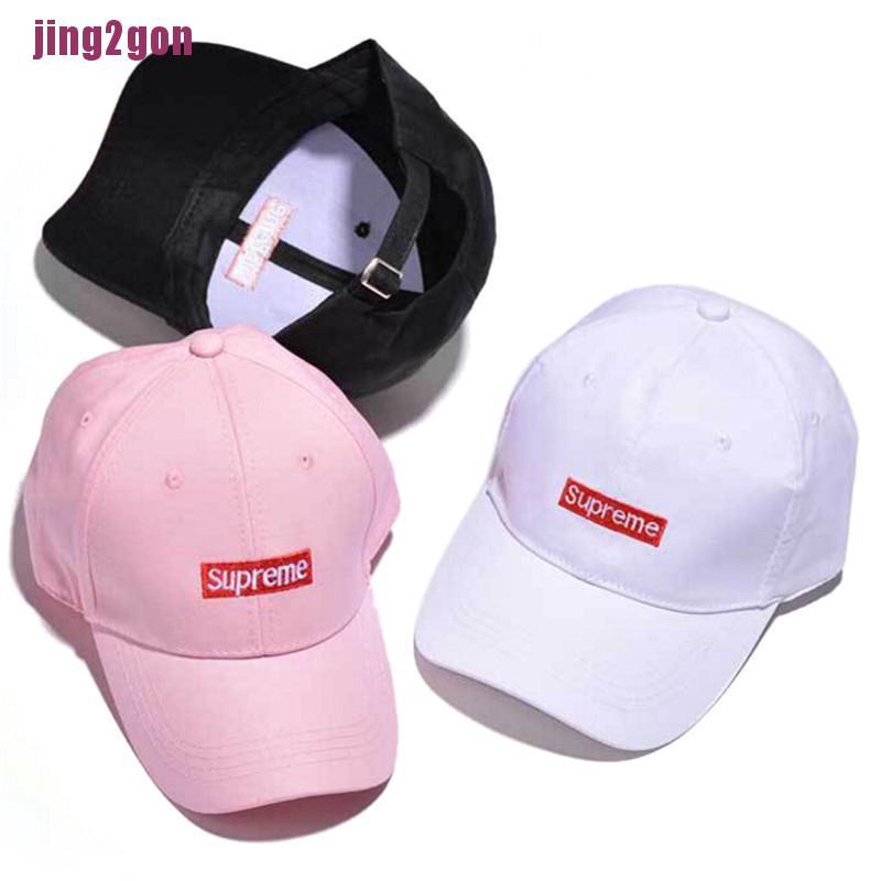 supreme pink cap
