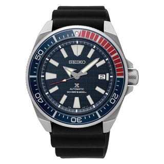 Seiko Prospex Samurai Pepsi Bezel Silicone Strap 200m Divers Automatic Watch SRPB53 SRPB53K1 #2