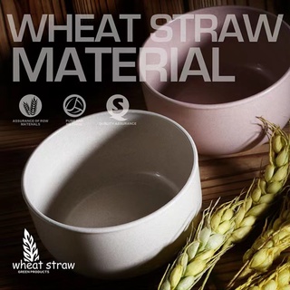 Liens 4pcs/Set Soup Bowls Wheat Straw Eco friendly Bowl Set /Storage Bowls/Dipping Bowls #6