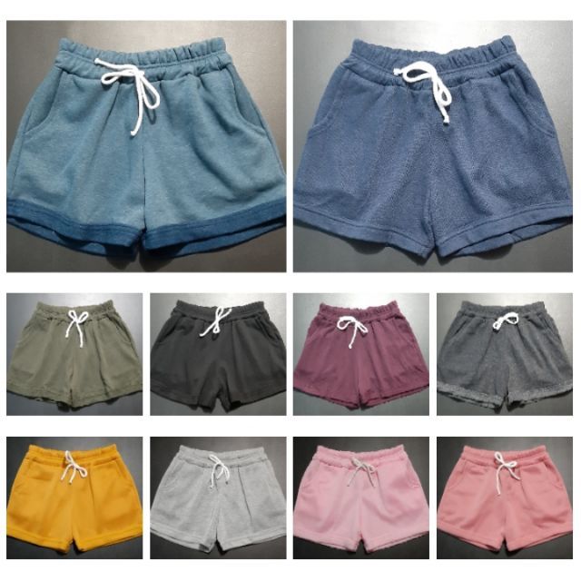 womens short sweat shorts