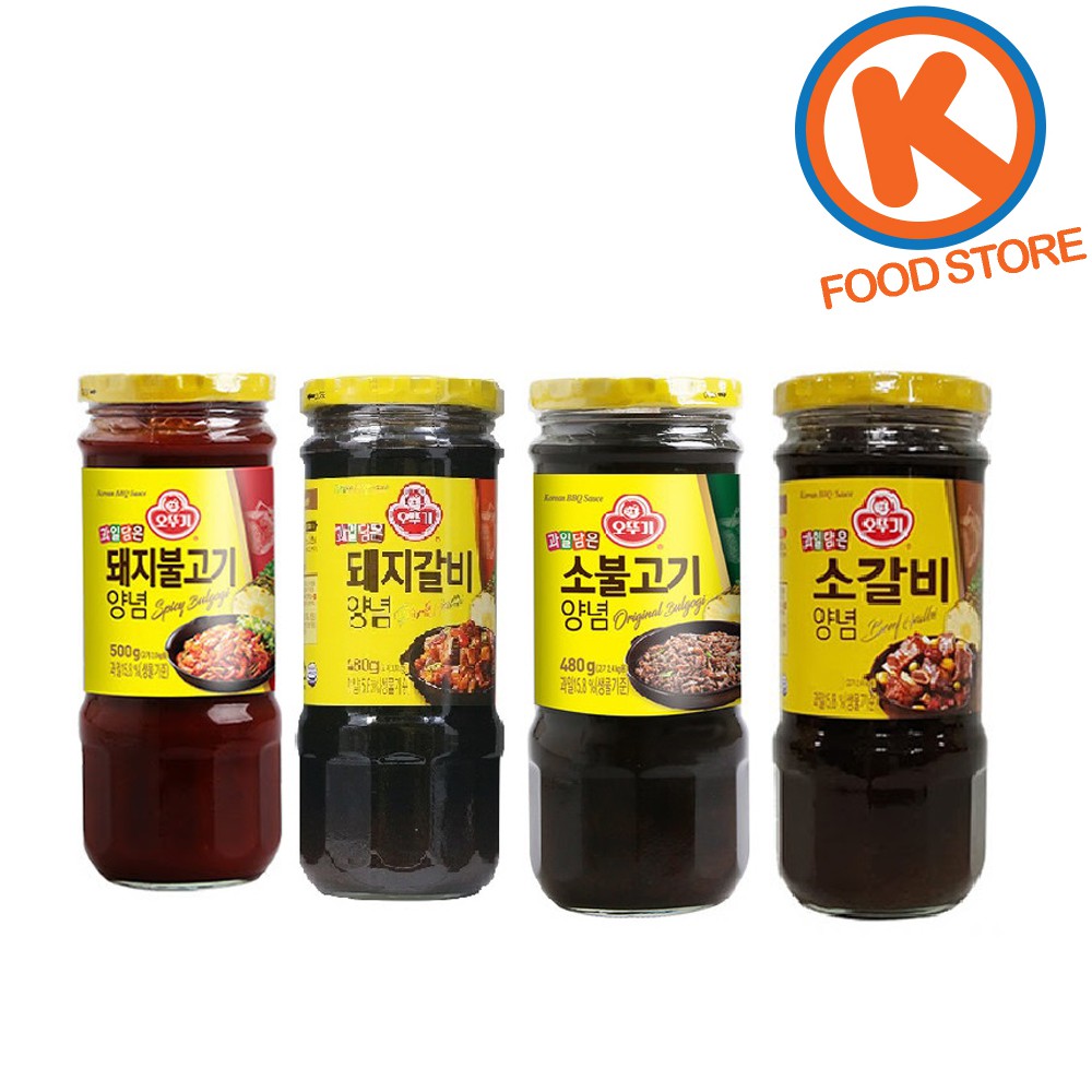 Ottogi Korea BBQ Sauce Original Beef Galbi/Bulgogi/Spicy 240g/480g