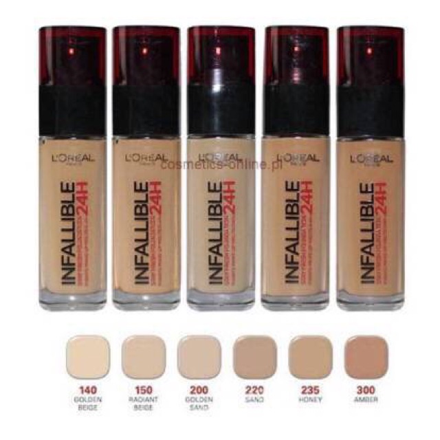 loreal infallible liquid foundation