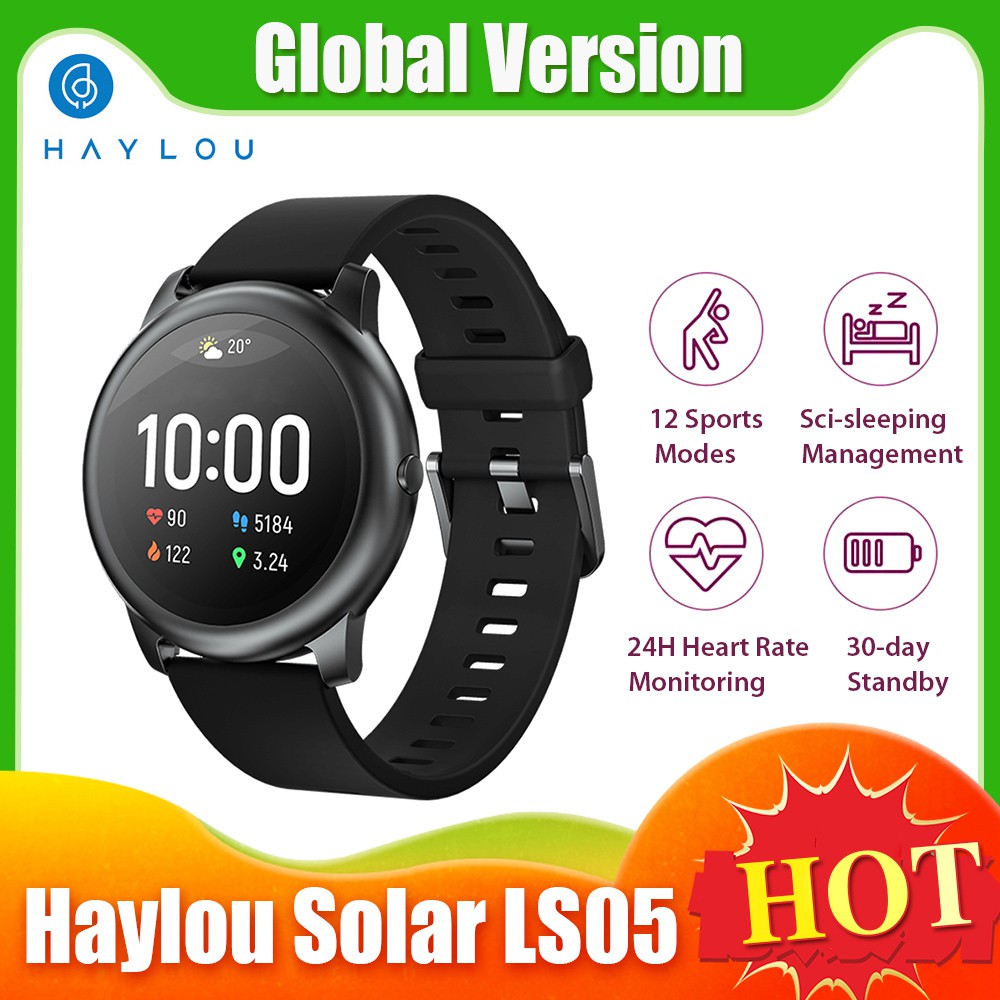 Ready【English version】Xiaomi Haylou Solar Smart Watch LS05 ...