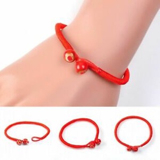 2Pcs Women Men Red Handmade String Beads Lucky Bracelet Bangle Party Jewelry Hot #5