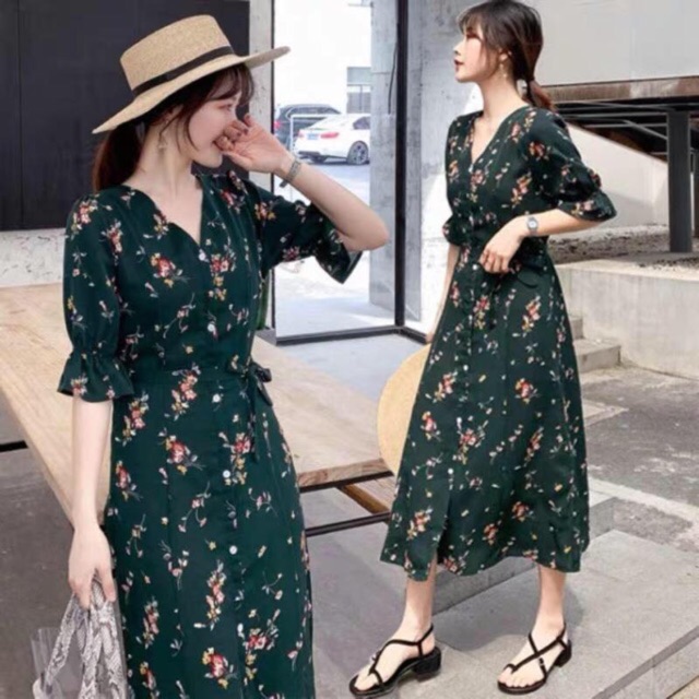 midi dress shopee