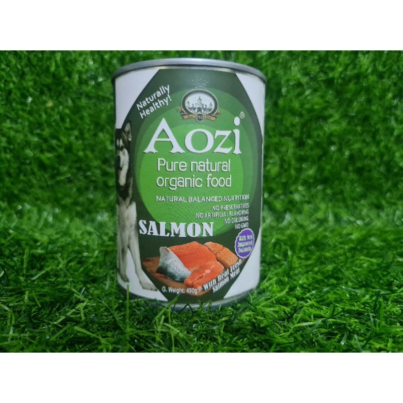 Aozi Beef Chicken Salmon Can Wet Dog Food 430g Shopee Philippines
