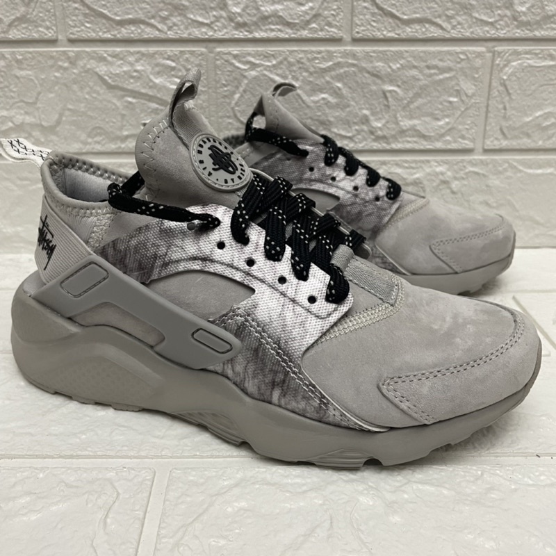 Stussy X Nike Air Huarache Ultra Grey Suede 37 5eu Shopee Philippines