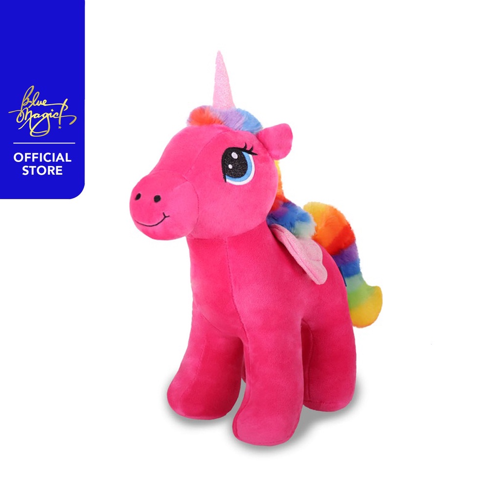 Blue Magic Mallows Unicorn Fuchsia Stuffed Toy Shopee Philippines