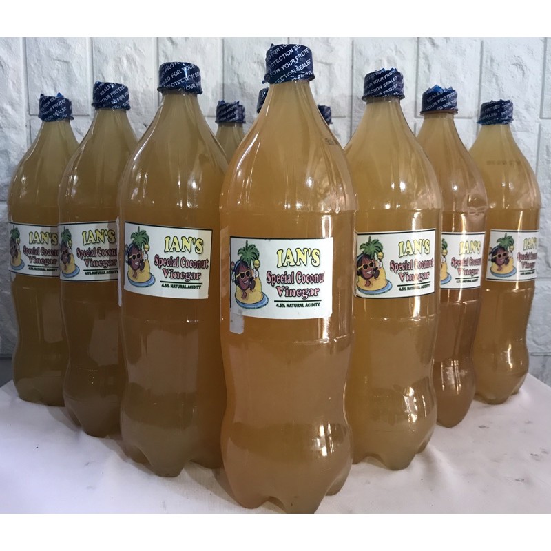 IAN'S SPECIAL COCONUT VINEGAR (sukang tuba) 1.5 liters Shopee Philippines