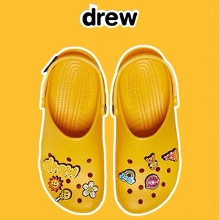 (DREW) Drew House Justin Bieber Jibbitz Crocs Pins for shoes bags High quality #cod