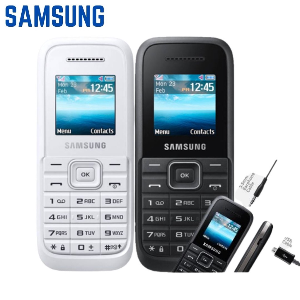 Samsung Kaystone3 B105e Original Backup phone Keypad Phone Shopee