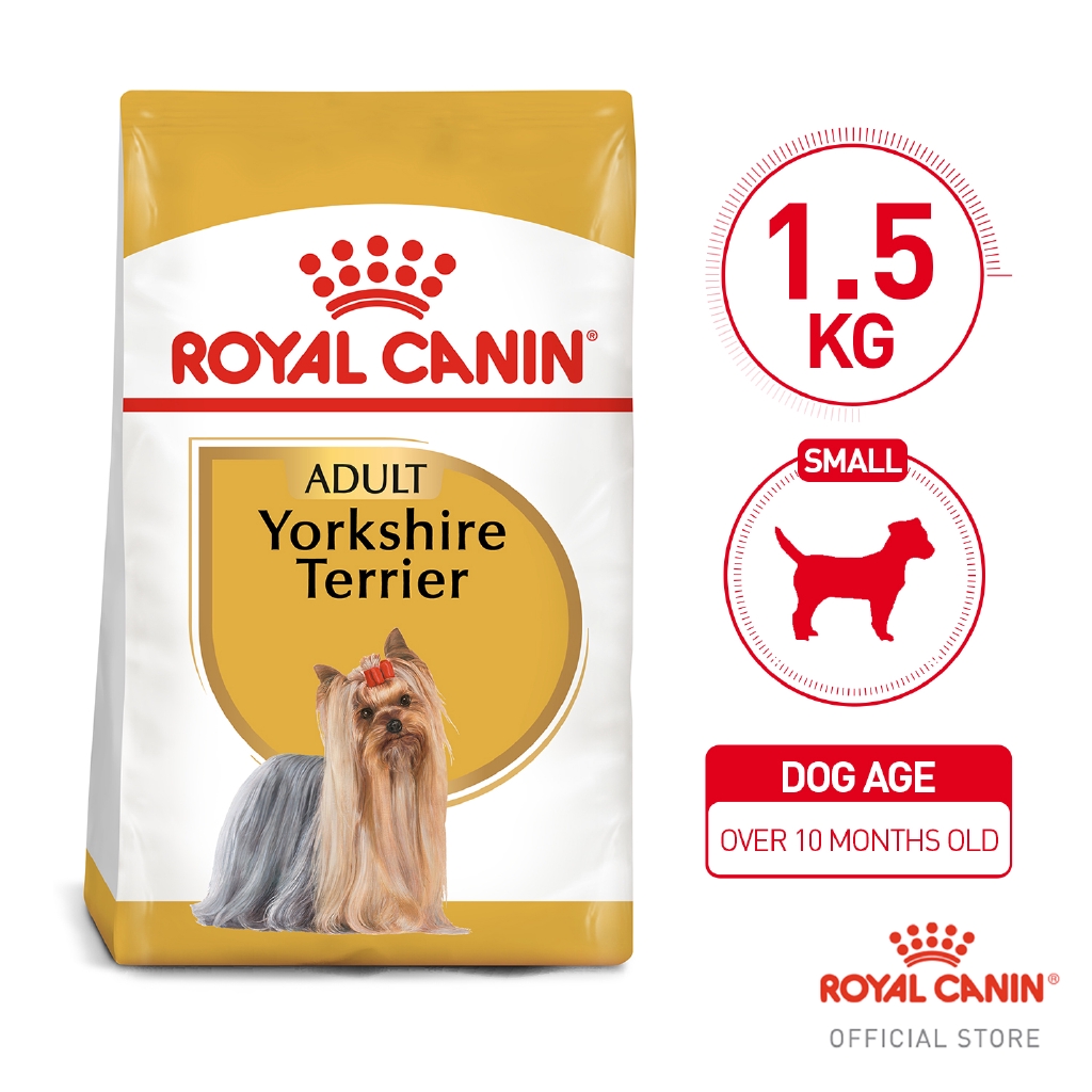 Royal Canin Yorkshire Adult Dry Dog Food (1.5kg) Breed Health