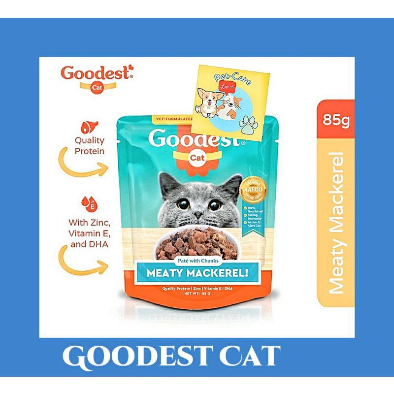 Goodest Cat Wet Food Meaty Mackerel. ( 85g ). Shopee Philippines