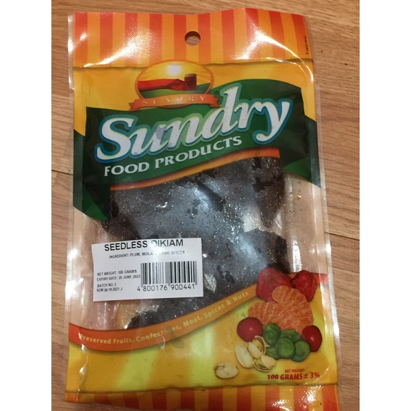 Dried Mangoes & Dikiam (Prunes/Seedless/ Flat) Shopee Philippines