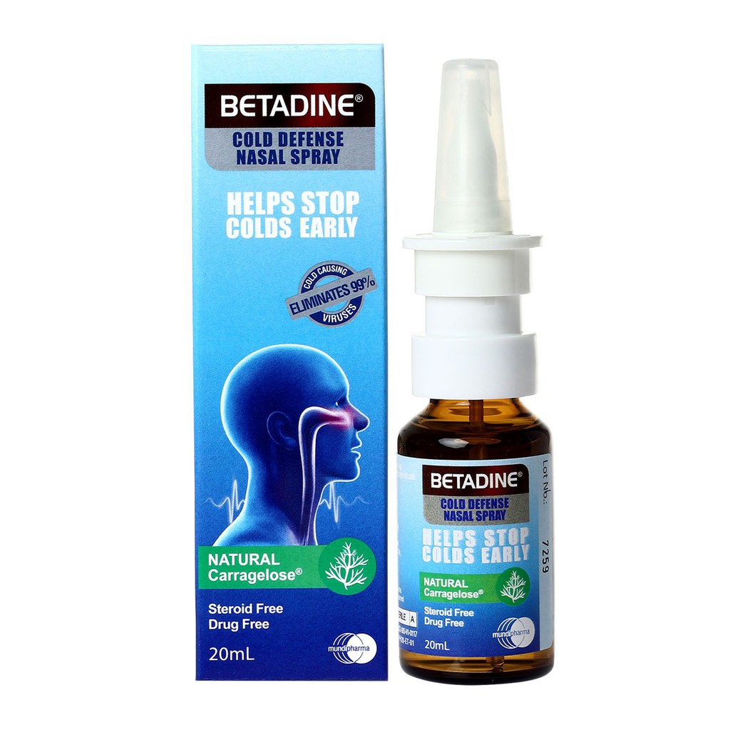 Betadine nasal spray