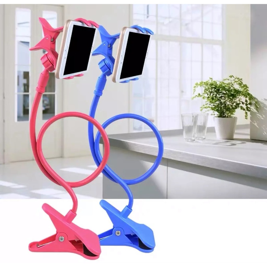 Flexible Lazypad Lazy Pod Clip Cellphone Holder Mobile Phone Holder ...