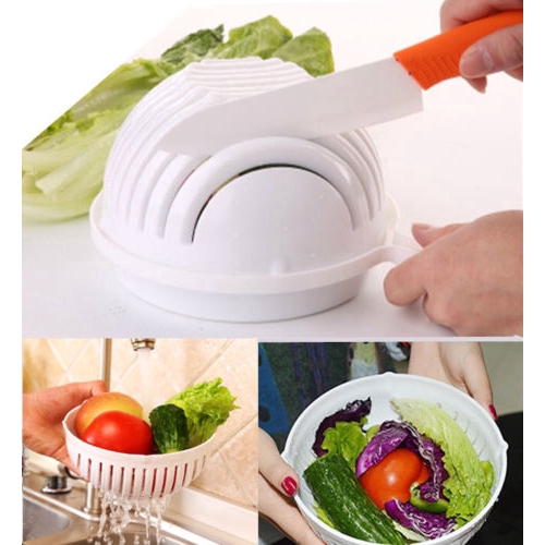 SALAD CUTTER BOWL HEALTHY FRESH SALADS MADE EASY// BRAND NEW