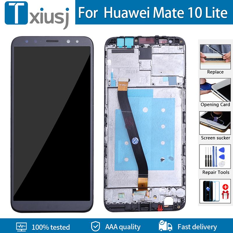 For Huawei Nova 2i Lcd Touch Screen Met Frame Voor Huawei Mate 10 Lite ...