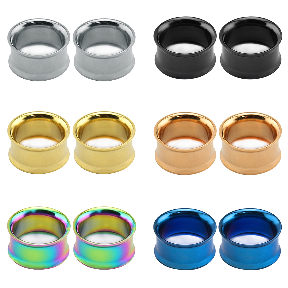 14MM25MM Stainless Steel Ear Tunnels High Polished Expanders Ear