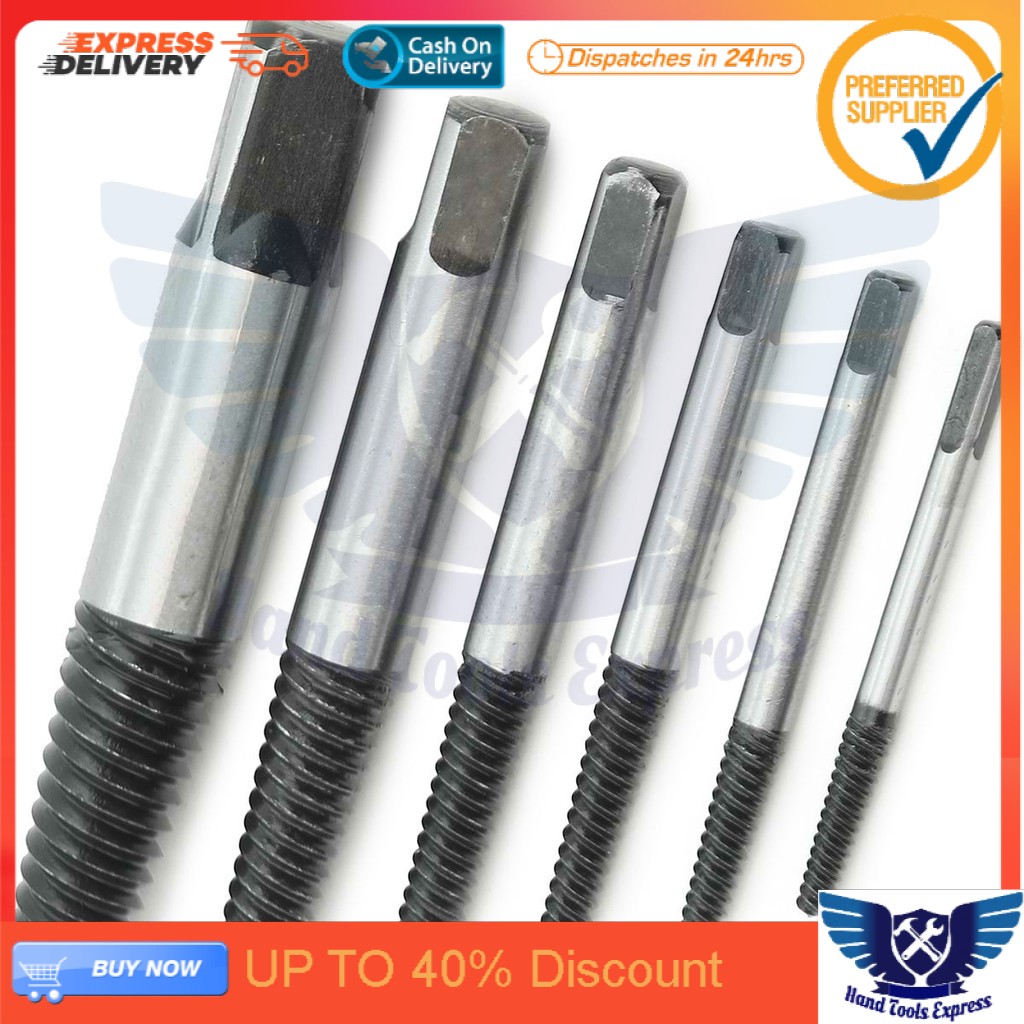 Fast Shipping Heavy Duty Screw Extractor 6pcs or 5pcs Set Bolt Stud