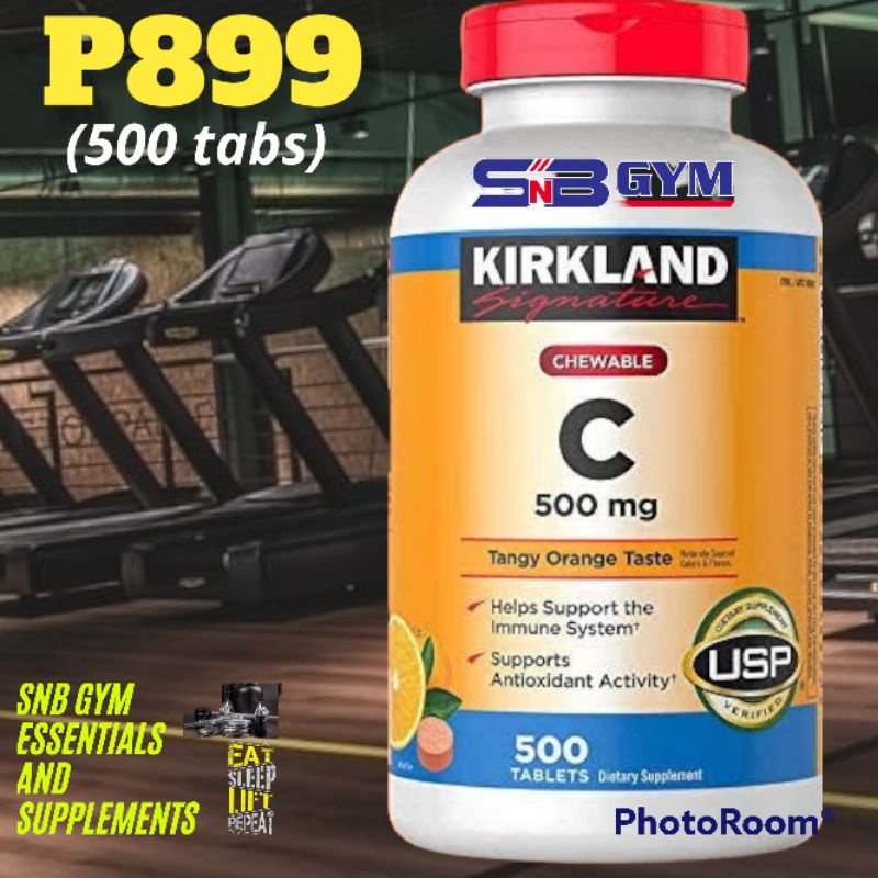 Kirkland Vitamin C chewable 500mg 500pcs Shopee Philippines