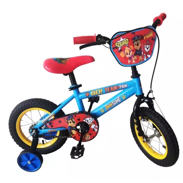 paw patrol 12 inch bike