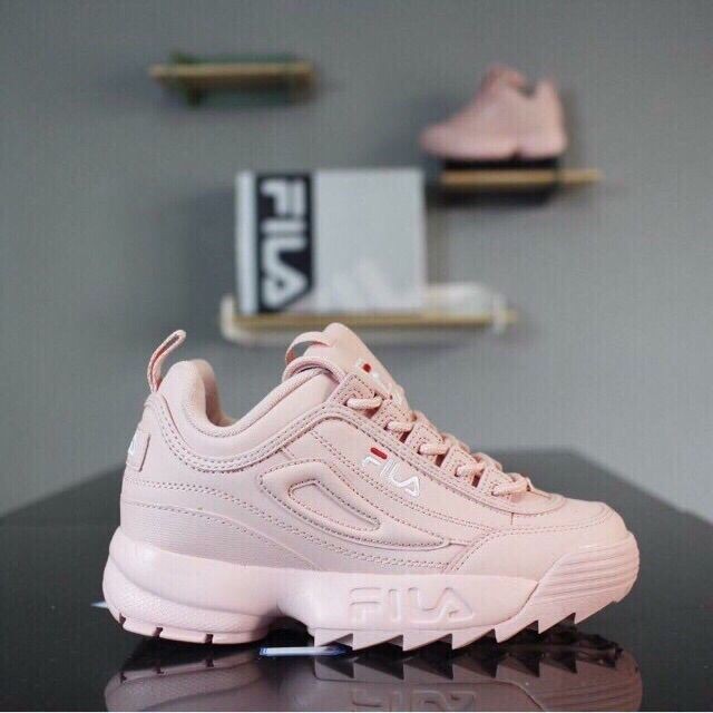shoes fila pink