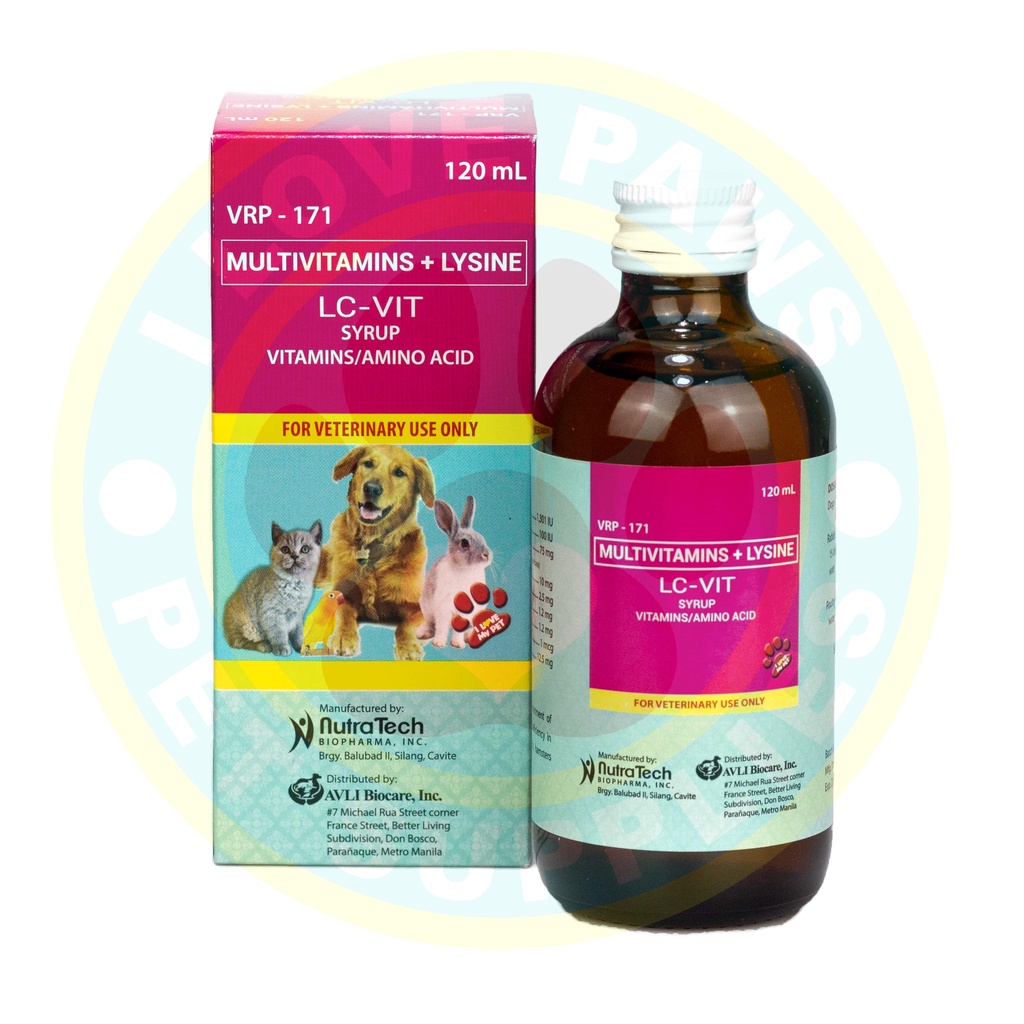 LCVit Multivitamins for Pets 60ml/120ml Shopee Philippines