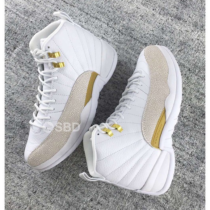 jordan 12 ovo white and gold price