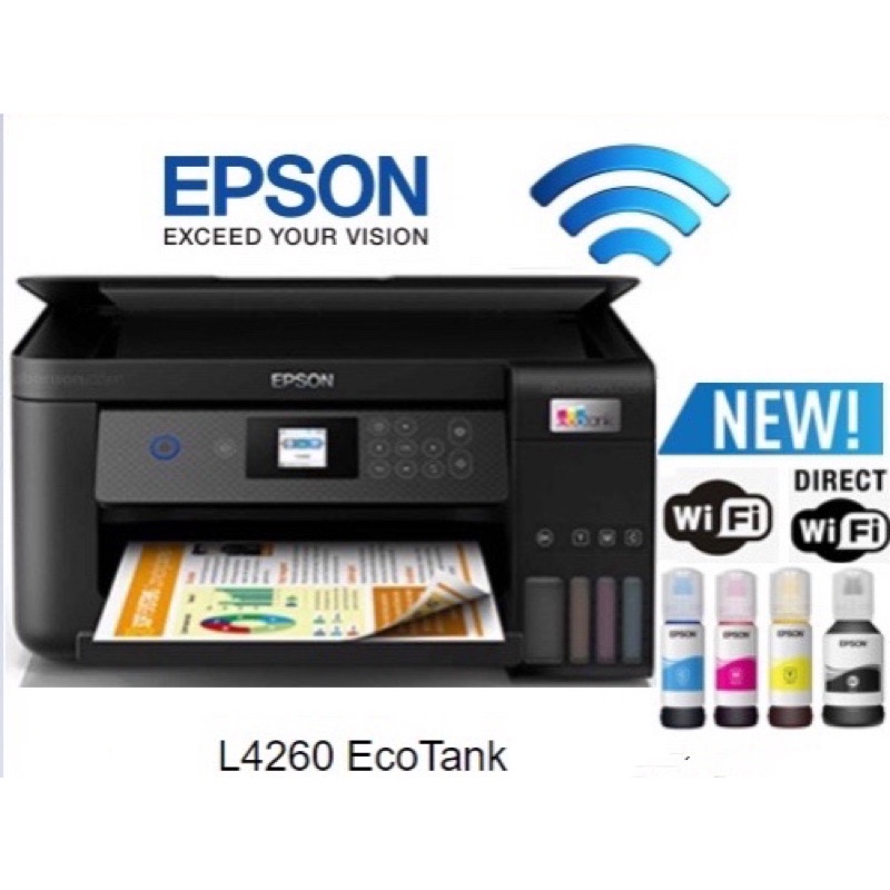 Epson L4260 Wi Fi Duplex All In One Inkjet Ciss Tank Printer With Lcd Print Copy Scan Presyo 9064