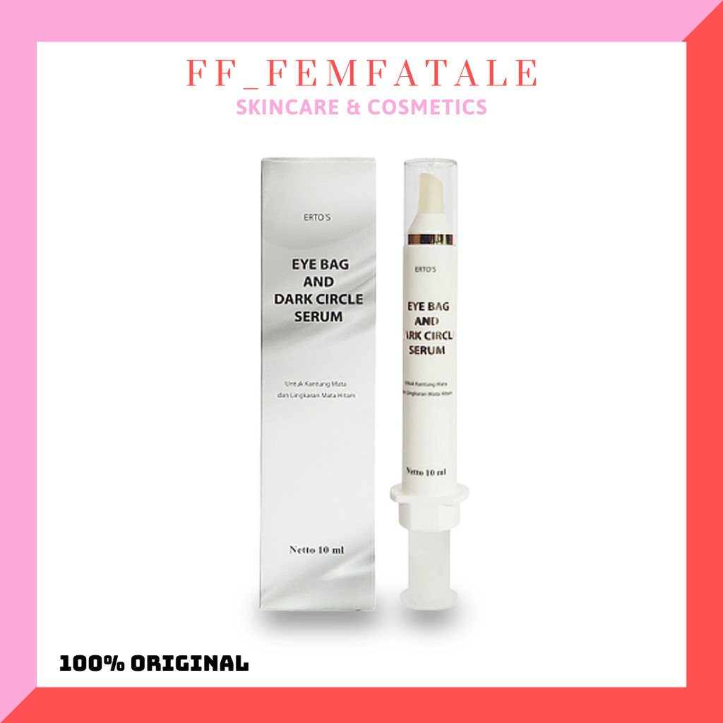 ertos eye bag and dark circle serum