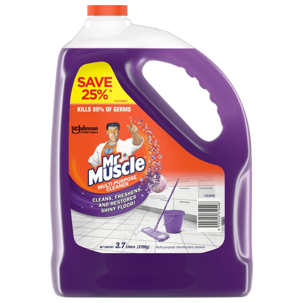 Mr. Muscle All Purpose Cleaner Lavender 3.7L Shopee Philippines