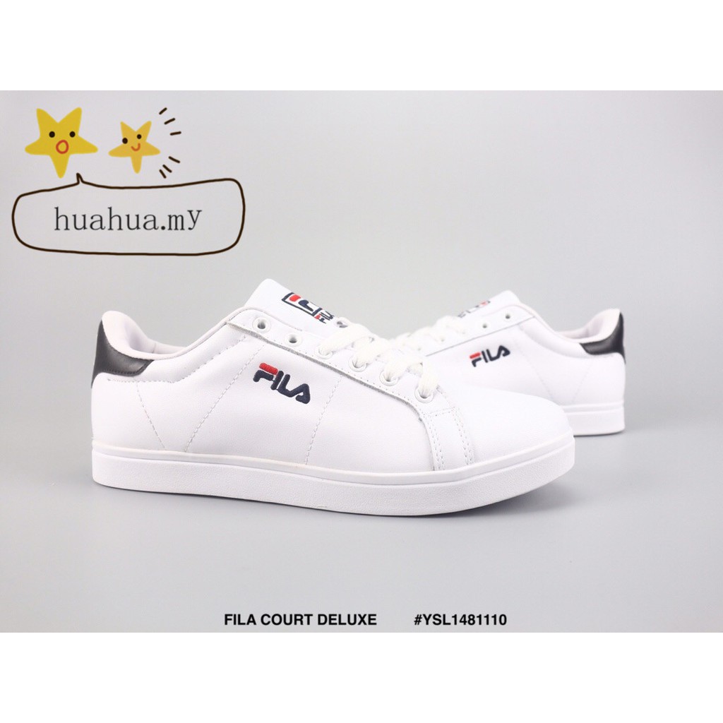 white low top fila